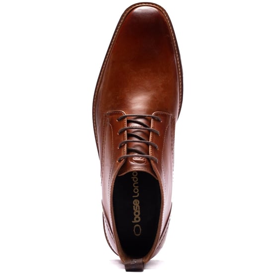 Base London Belgrave Leren Heren WASHED TAN Enkellaarzen - Image 4