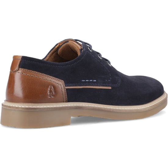 Hush Puppies Guy Leren Heren Navy Veterschoenen - Image 2
