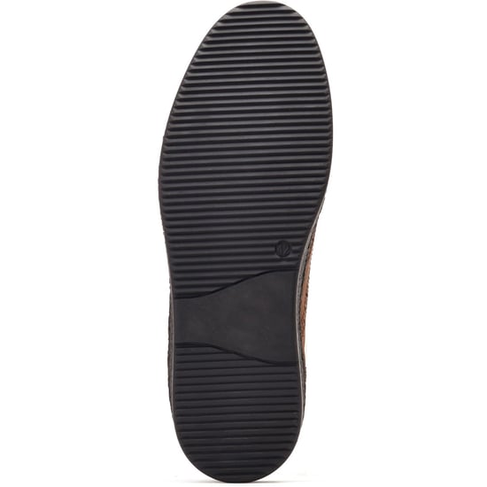 Base London Christo Leren Heren Bruine Veterschoenen - Image 3
