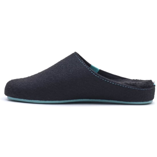 Hush Puppies De Goede Polyester Heren Zwarte Turquoise Slippers - Image 6