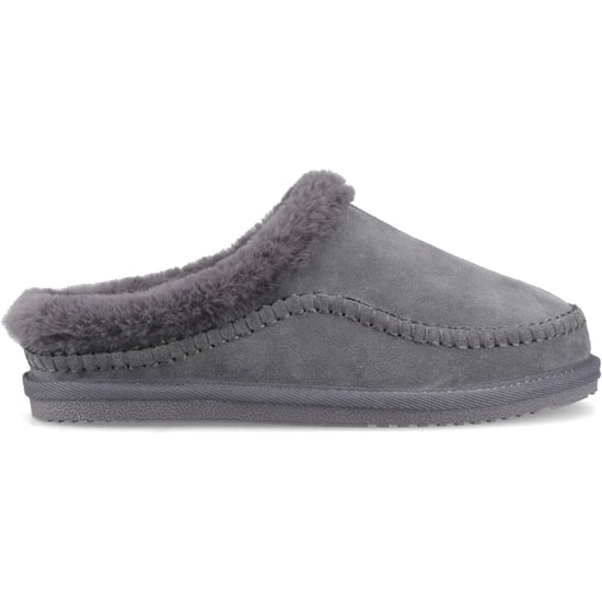 Hush Puppies Anika Suède Dames Grijze Slippers - Image 3