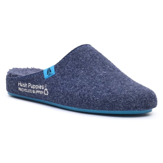 Hush Puppies De Goede Polyester Heren Navy Blauwe Slippers - Image 1