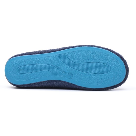 Hush Puppies De Goede Polyester Heren Navy Blauwe Slippers - Image 4