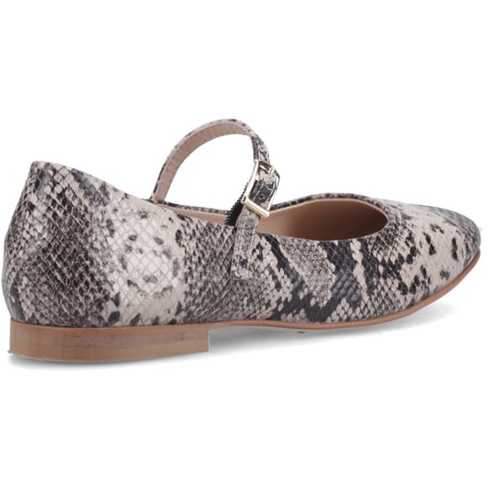 Hush Puppies Pasha Leren Dames Slangen Ballerina's - Image 2