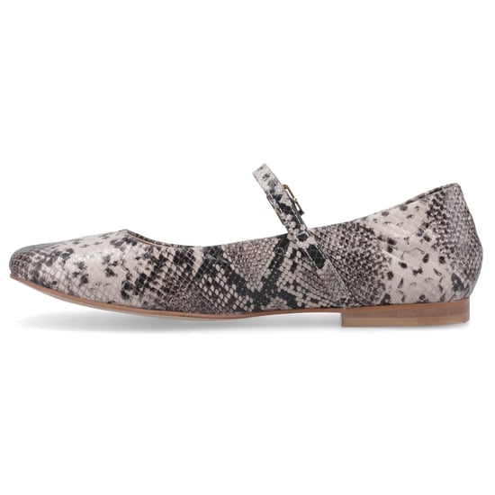 Hush Puppies Pasha Leren Dames Slangen Ballerina's - Image 4