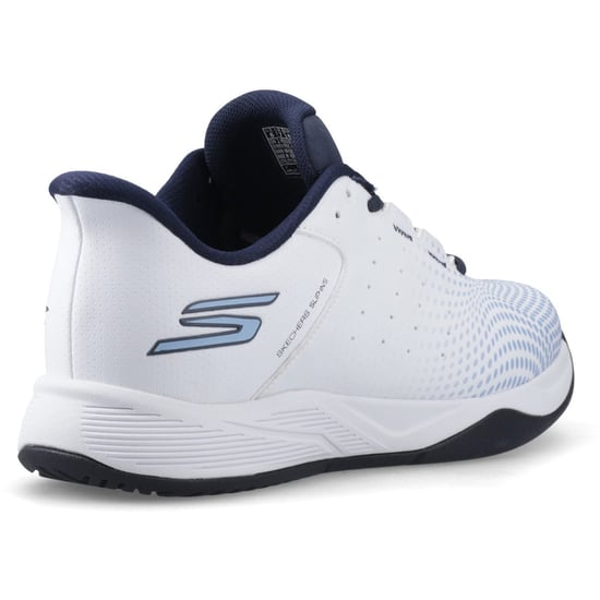 Skechers Slip-ins Relaxed Fit Viper Court Reload Heren Witte/Navy Blauwe Sneakers - Image 2