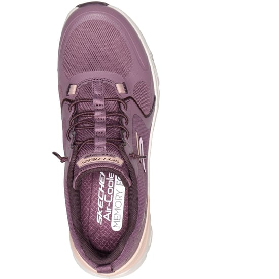 Skechers Glide-Step Pro Textiel Dames Plompe Mesh/Synthetisch/Perzik Afwerking Sneakers - Image 3