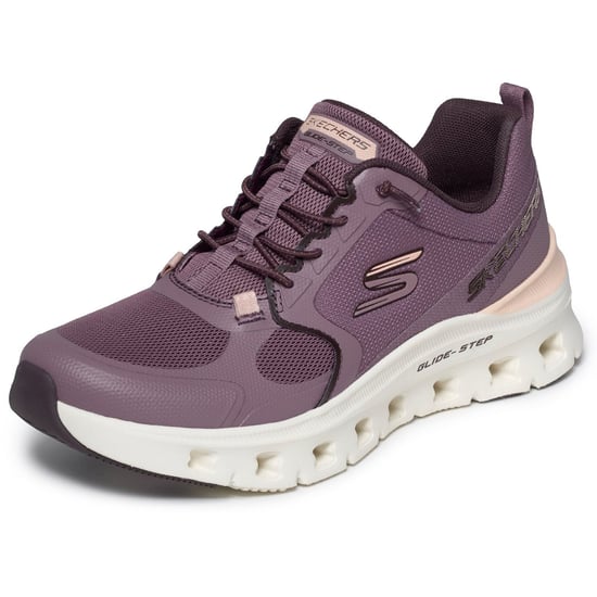 Skechers Glide-Step Pro Textiel Dames Plompe Mesh/Synthetisch/Perzik Afwerking Sneakers - Image 5