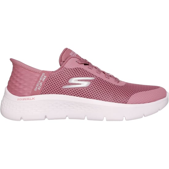 Skechers GO WALK Flex Grand Entry Textiel Dames Roze Textiel/Trim Sneakers - Image 4