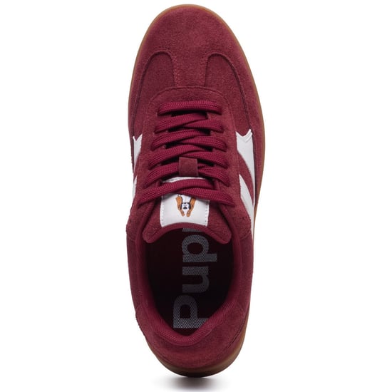Hush Puppies Maura Suède Dames Bordeaux Sneakers - Image 5