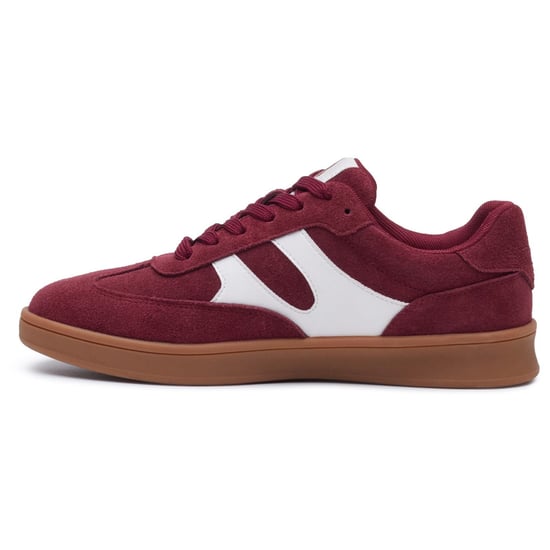 Hush Puppies Maura Suède Dames Bordeaux Sneakers - Image 6