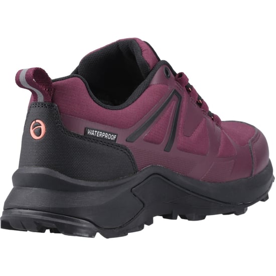 Cotswold Horton Lage Textile Dames Burgundy Wandelschoenen - Image 2