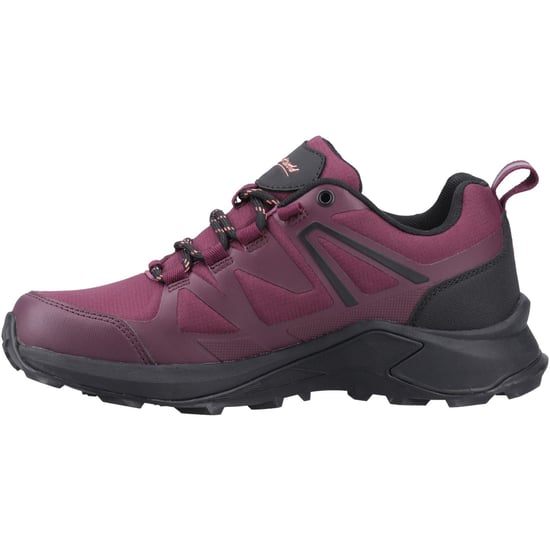 Cotswold Horton Lage Textile Dames Burgundy Wandelschoenen - Image 4