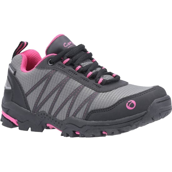 Cotswold Littledean Nylon Meisjes Wandelschoenen Roze/Grijs - Image 1