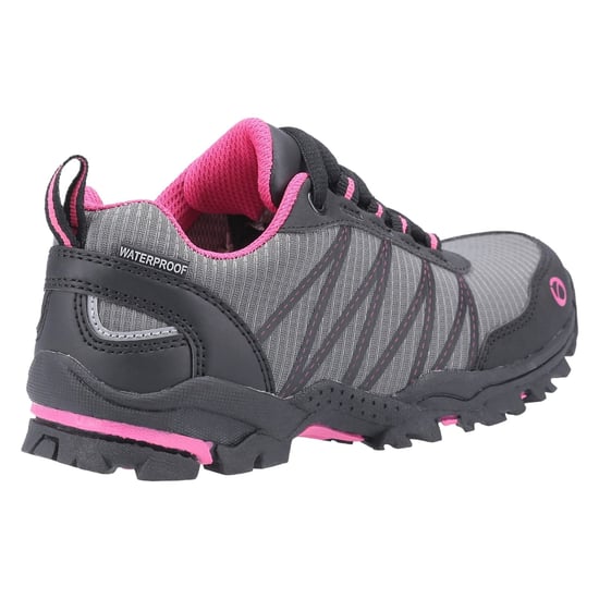 Cotswold Littledean Nylon Meisjes Wandelschoenen Roze/Grijs - Image 6