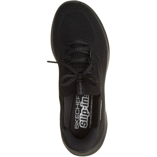 Skechers Ultra Flex 4.0 Polyester Dames Zwart / Zwarte Zool Sneakers - Image 3