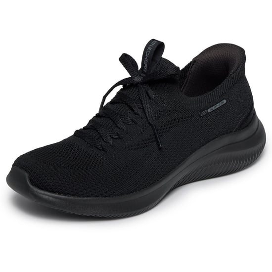 Skechers Ultra Flex 4.0 Polyester Dames Zwart / Zwarte Zool Sneakers - Image 6