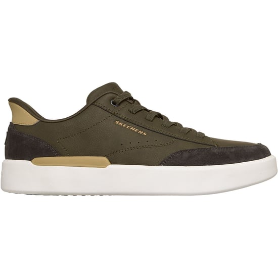 Skechers Verloma Radical Heren Olijfgroene Synthetische / Suède Sneakers - Image 4