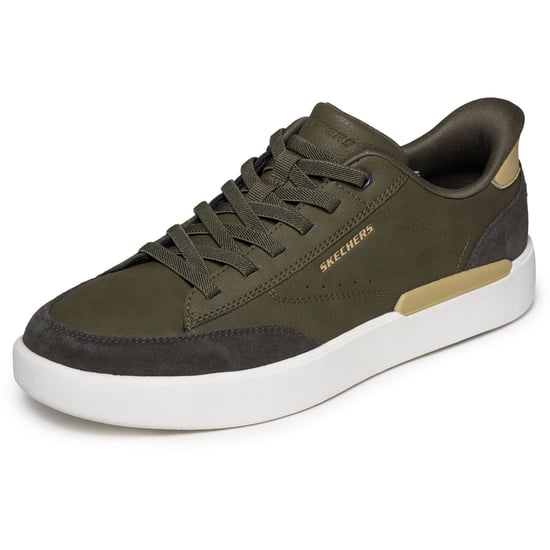 Skechers Verloma Radical Heren Olijfgroene Synthetische / Suède Sneakers - Image 5