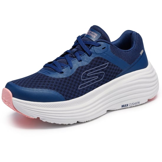 Skechers Max Cushioning Endeavour Dames Navy Synthetische/Roze Accenten Sneakers - Image 5