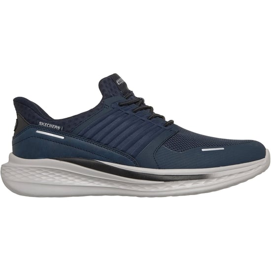 Skechers Slade Luther Heren Navy Synthetische / Mesh Sneakers - Image 4