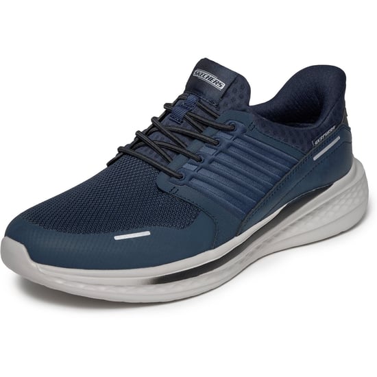 Skechers Slade Luther Heren Navy Synthetische / Mesh Sneakers - Image 5