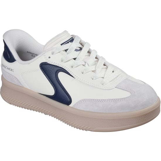 Skechers Hotshot HI - Verhoogde Luxe Polyurethaan Dames Sneakers Off White/Navy - Image 1