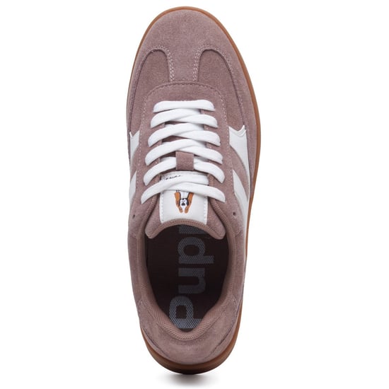 Hush Puppies Maura Suède Dames Stone Sneakers - Image 5