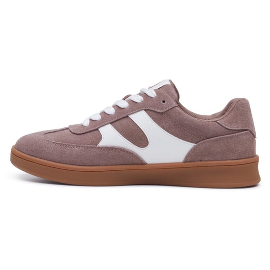 Hush Puppies Maura Suède Dames Stone Sneakers - Image 6