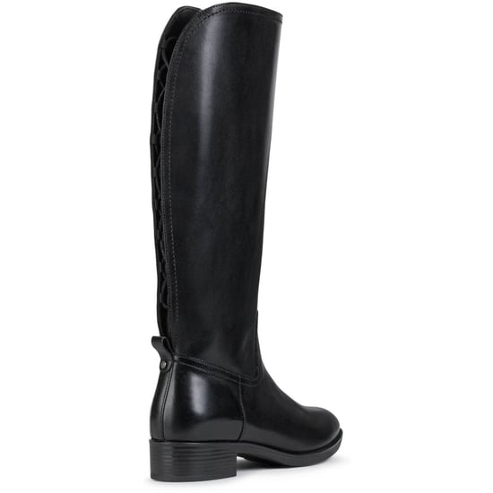 Geox D Felicity Leren Dames Zwarte Laarzen - Image 2