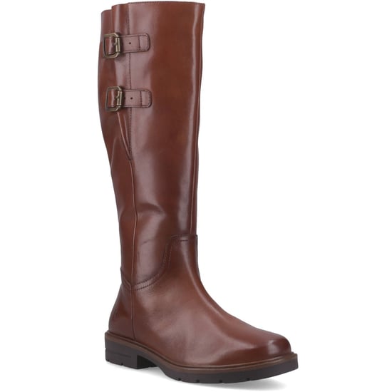 Hush Puppies Tallulah Leren Dames Tan Laarzen - Image 1