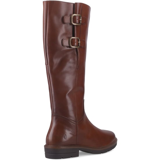 Hush Puppies Tallulah Leren Dames Tan Laarzen - Image 2