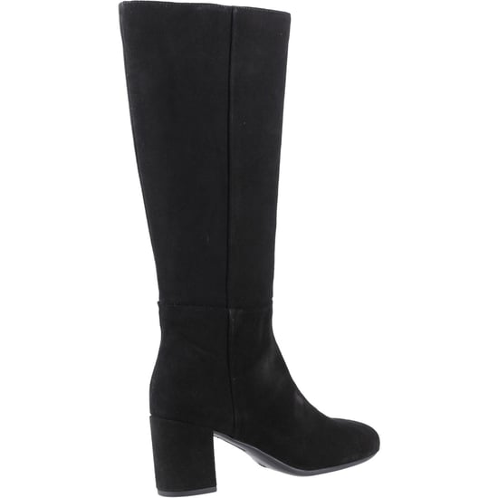 Hush Puppies Oprah Suède Lange Leren Dames Zwarte Hak Kniehoog Boots - Image 2