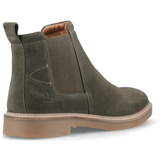 Hush Puppies Gareth Chelsea Leren Heren Khaki Boots - Image 2