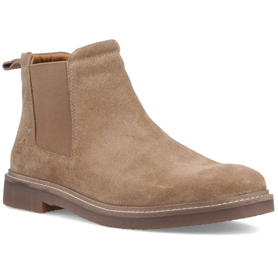 Hush Puppies Gareth Chelsea Leren Herenschoenen Taupe - Image 1