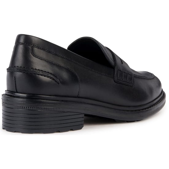 Geox D Walk Pleasure F Leren Dames Zwarte Mocassinschoenen - Image 2