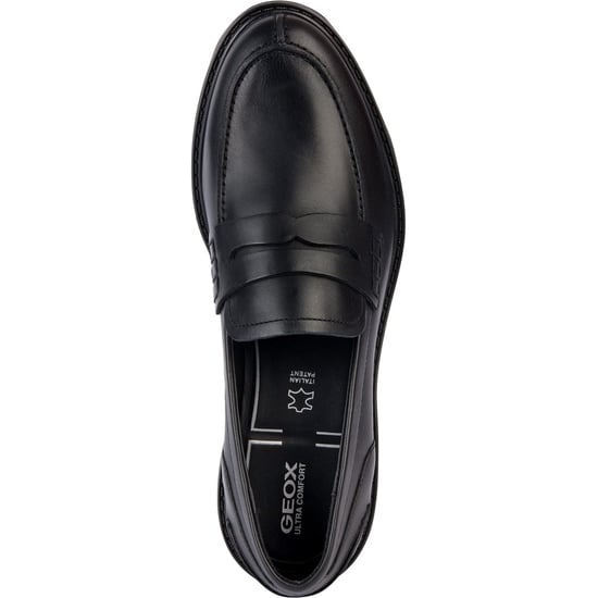 Geox D Walk Pleasure F Leren Dames Zwarte Mocassinschoenen - Image 5