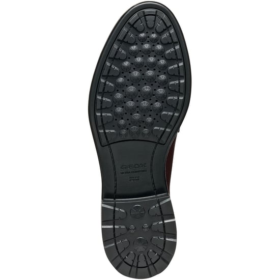 Geox D Walk Pleasure F Leren Vrouwen Wijnkleurige Mocassinschoenen - Image 3