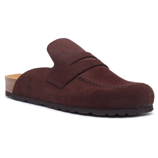Hush Puppies Briar Gesloten Neus Suède Dames CHOCOLADE Muilen - Image 1