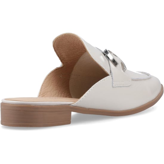 Hush Puppies Calla Leren Dames Ivoor Muilders - Image 2