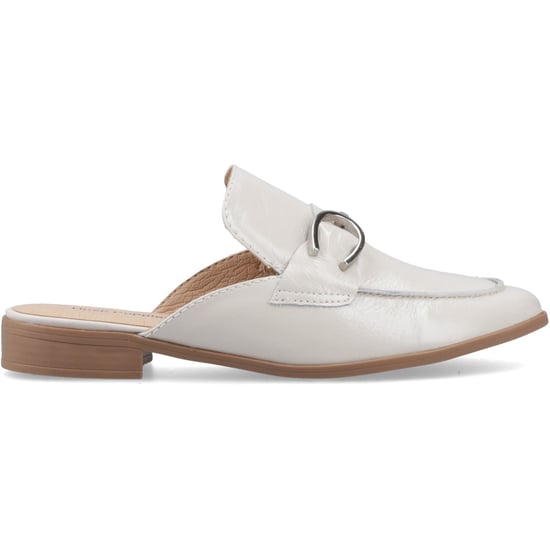 Hush Puppies Calla Leren Dames Ivoor Muilders - Image 4