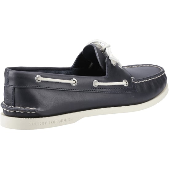 Sperry Authentieke 2 Oog Leer Heren Marineblauwe Bootschoenen - Image 2