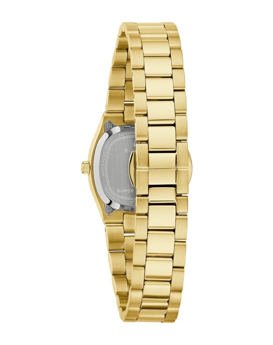 Bulova Super Seville Mini Dames Horloge Goudkleurig 97L189 - Image 2
