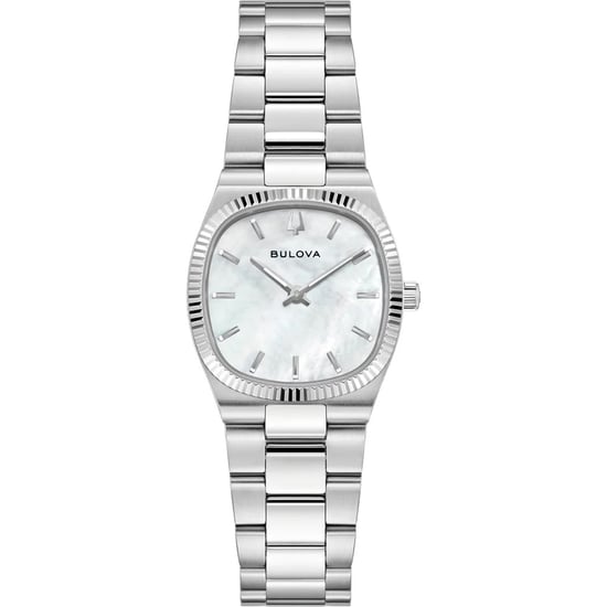 Bulova Super Seville Mini Dames Horloge Zilverkleurig 96L353 - Image 1