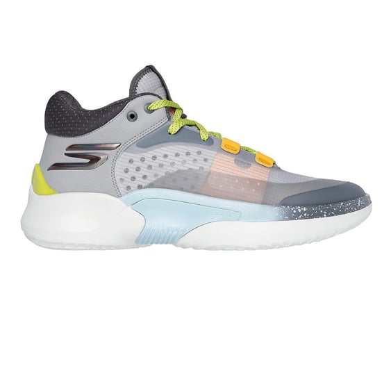 Skechers Resagrip Speckle basketbalschoenen voor heren (Grijs/Wit) - Image 1