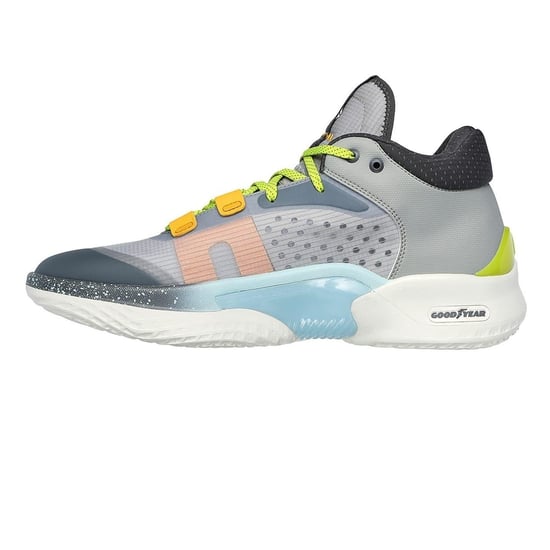 Skechers Resagrip Speckle basketbalschoenen voor heren (Grijs/Wit) - Image 2