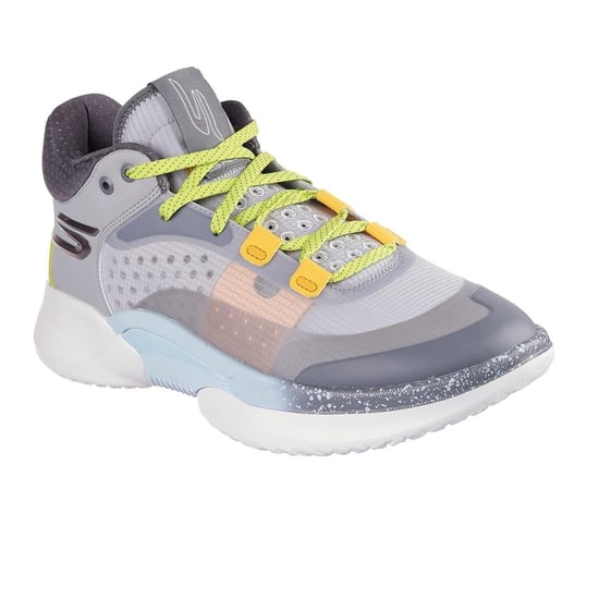 Skechers Resagrip Speckle basketbalschoenen voor heren (Grijs/Wit) - Image 5