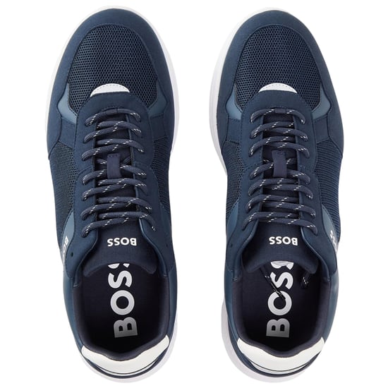 Boss Extreme-sneakers met logo voor heren (Donkerblauw) - Image 3
