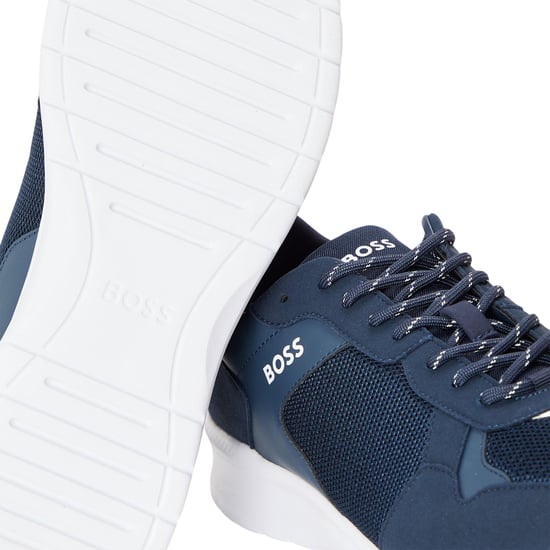Boss Extreme-sneakers met logo voor heren (Donkerblauw) - Image 4