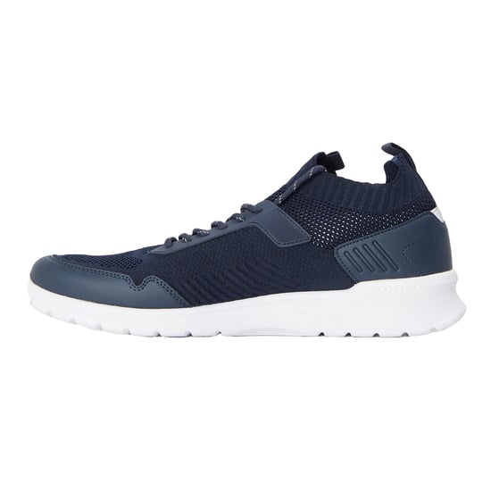 Boss Lage herensneakers van extreem leer (Donkerblauw) - Image 2